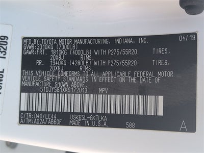 2019 Toyota SEQUOIA 4X4 Limited