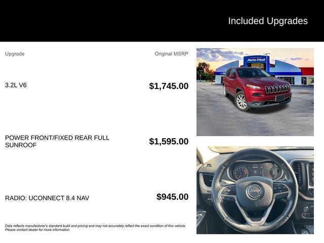 2016 Jeep Cherokee Limited