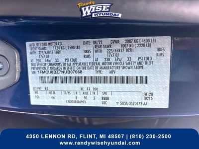 2022 Ford Escape Hybrid SE