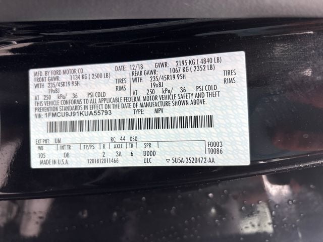 2019 Ford Escape Titanium