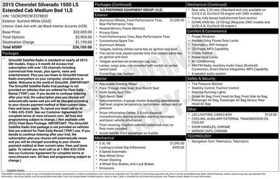 2015 Chevrolet Silverado 1500 LS