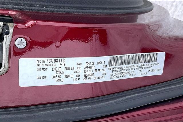 2019 Dodge Grand Caravan GT