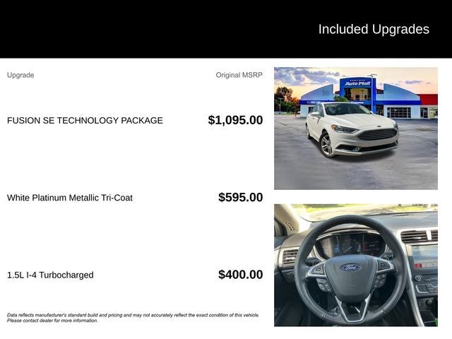 2018 Ford Fusion SE