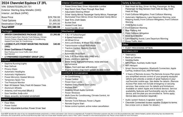2024 Chevrolet Equinox LT