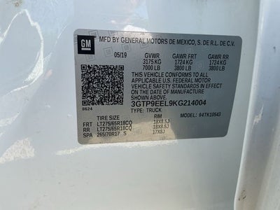 2019 GMC Sierra 1500 AT4