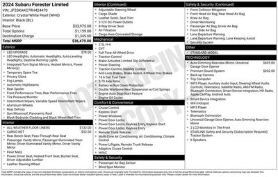 2024 Subaru Forester Limited