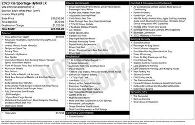 2023 Kia Sportage Hybrid LX