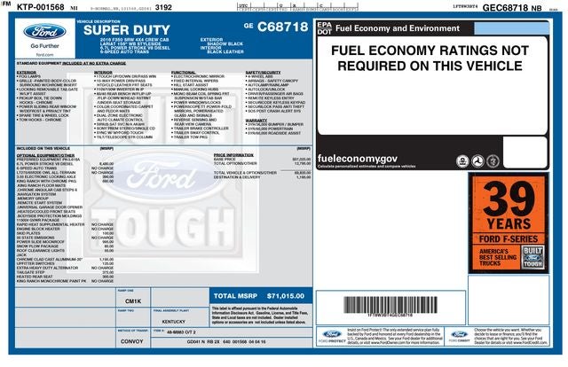 2016 Ford F-350SD King Ranch