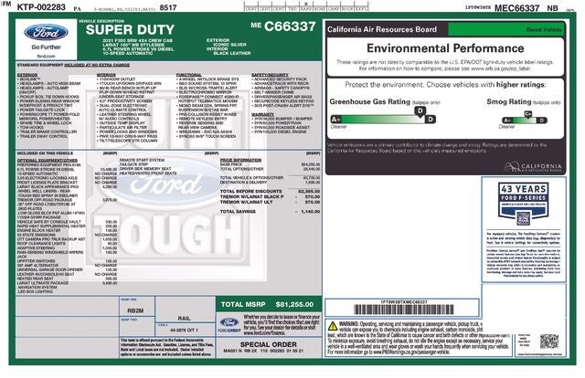 2021 Ford F-350SD Lariat