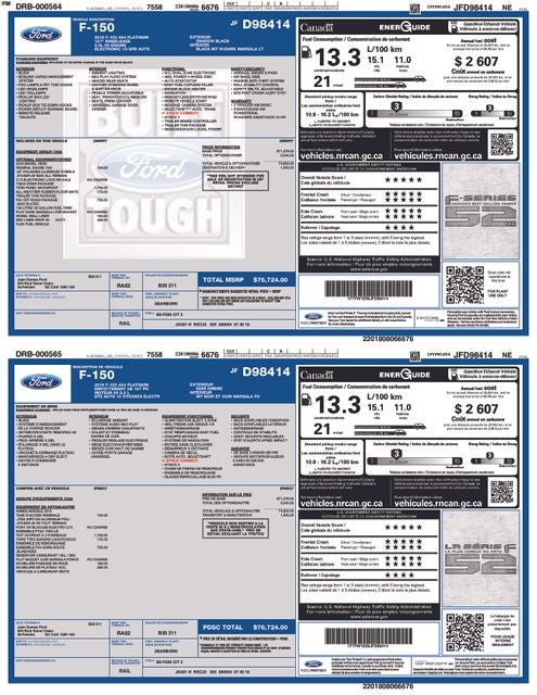 2018 Ford F-150 Platinum