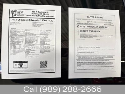 2015 Chevrolet Silverado 1500 LT LT2