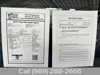 2019 Jeep Renegade Sport